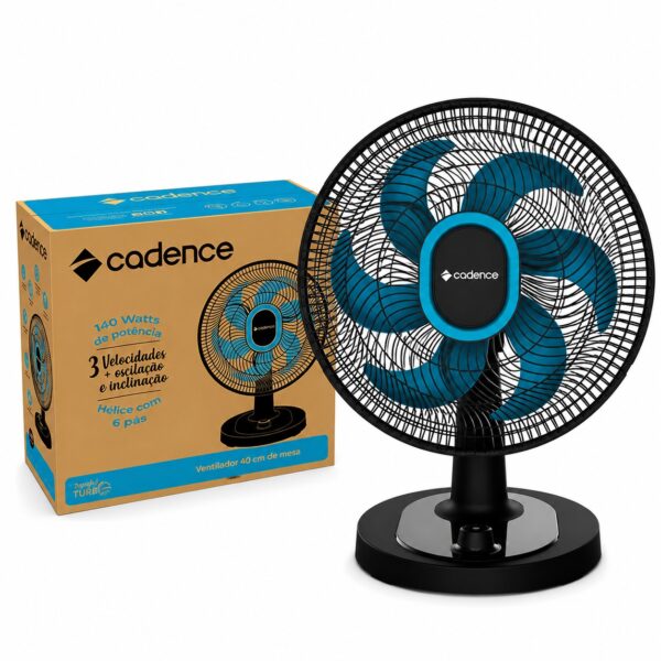 Ventilador Cadence 140 watts c/ 3 regulagens de velocidade