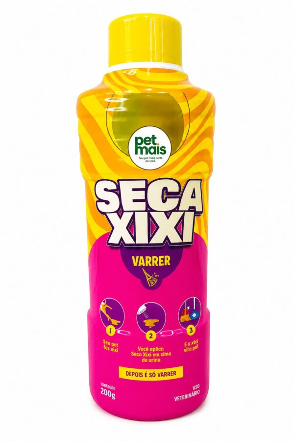 Seca Xixi Pet Mais Varrer 1kg Absorvedor de Urina para Cães e Gatos