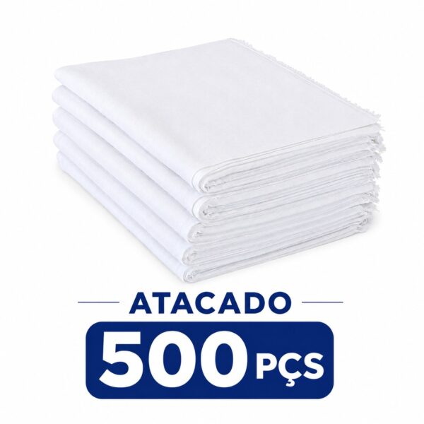Pano de Chão Branco Alvejado Atacadado 500 pçs