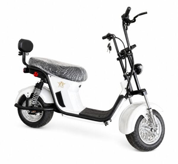 Moto elétrica scooter x13 Branca 1000w